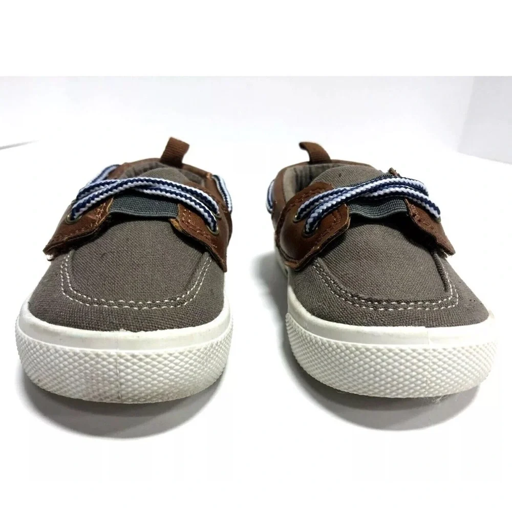 Carter’s Toddlers’ Cosmos Grey/Brown Shoes, Boys’ Size 5 M.